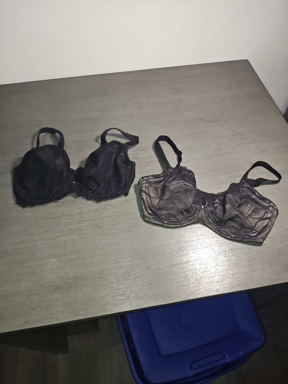 Wacoal Black Lace Underwire Bra Set